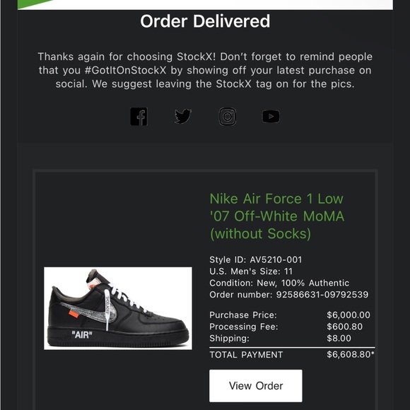 Nike Air Force 1 Low '07
Off-White MoMA - Picture 7 of 8